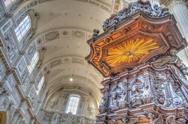 Munich, Germany : November 2021 : Historical center in autumn
