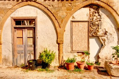 Nicosia, Cyprus - October 2019 : Historical center of South Nicosia in sunny weather