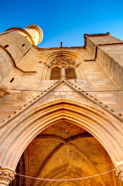 Nicosia, Cyprus - October 2019 : Historical center of South Nicosia in sunny weather