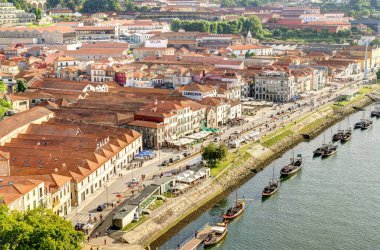 Porto, Portugal - June 2021: Historical center in summertime, HDR image