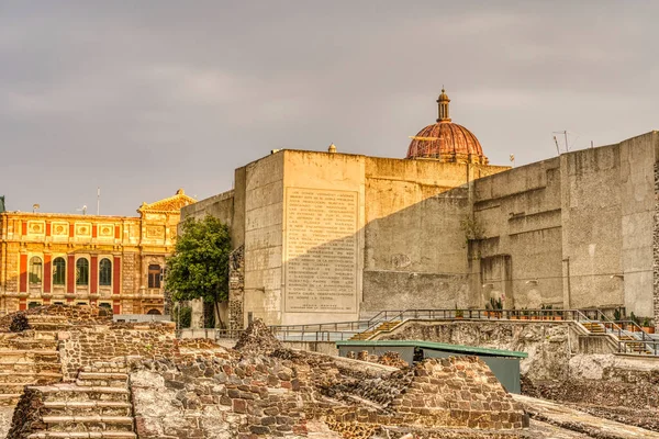 Мехико Мексика Январь 2022 Года Исторический Центр Зимой — стоковое фото