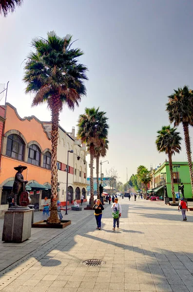 Mexico City Mexico January 2022 Historical Center Wintertime — Foto Stock