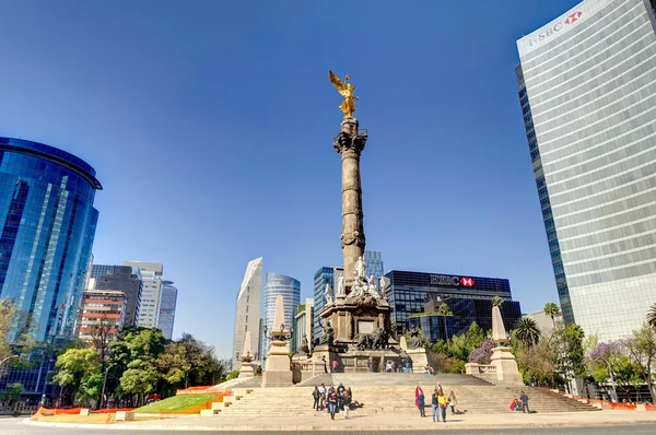 Mexico City, Mexico - January 2022 : Historical center in wintertime.