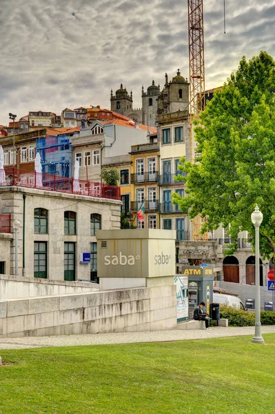 Porto Portugal June 2021 Historical Center Summertime Hdr Image —  Fotos de Stock