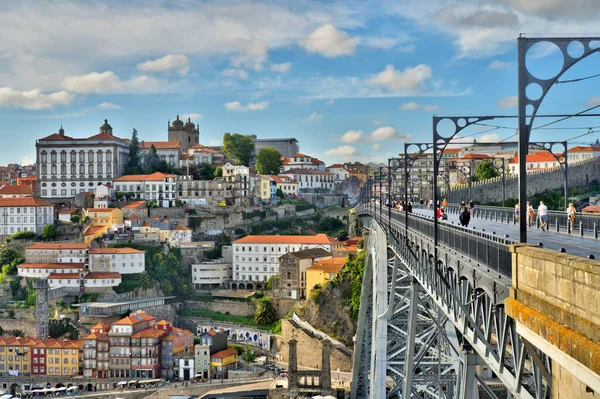 Порту Португалия Июнь 2021 Года Исторический Центр Летом Изображение Hdr — стоковое фото