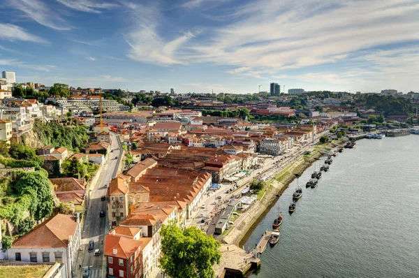 Porto Portugal June 2021 Historical Center Summertime Hdr Image — Foto Stock