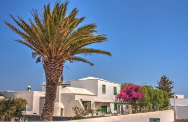 beautiful view of Arrecife, Lanzarote, HDR Image