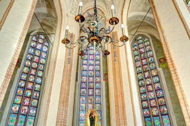 Poznan, Poland - August 2021 : Cathedral district in summertime