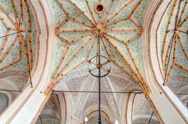 Poznan, Poland - August 2021 : Cathedral district in summertime