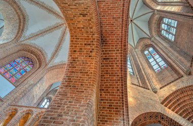 Poznan, Poland - August 2021 : Cathedral district in summertime
