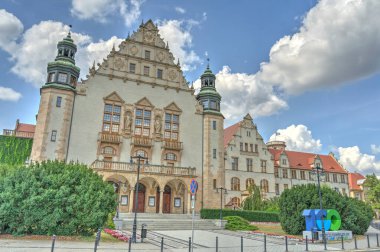 Poznan, Poland - August 2021 : Historical center in sunny weather
