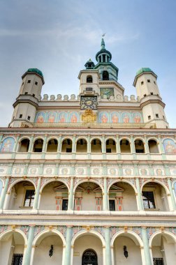 Poznan, Poland - August 2021 : Historical center in sunny weather