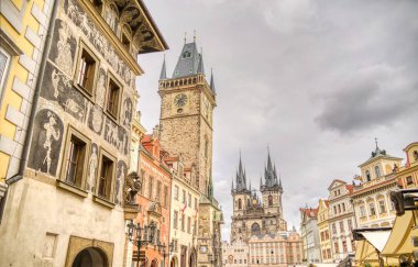 Prague, Czech Republic - September 2021: Historical center view, HDR Image