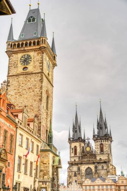 Prague, Czech Republic - September 2021: Historical center view, HDR Image