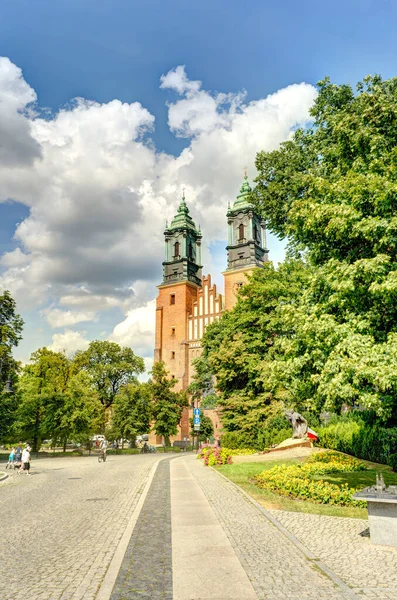 Poznan Poland August 2021 Historical Center Sunny Weather — Stok fotoğraf