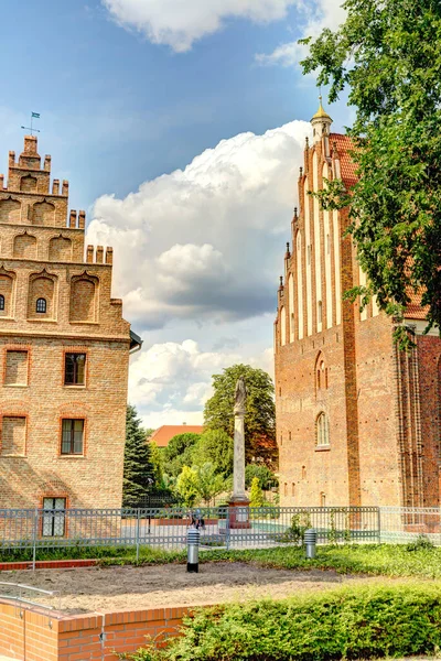 Poznan Poland August 2021 Historical Center Sunny Weather — 图库照片