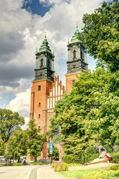 Poznan Poland August 2021 Historical Center Sunny Weather — Stock Photo, Image