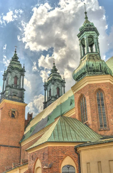 Poznan Poland August 2021 Historical Center Sunny Weather — Foto Stock