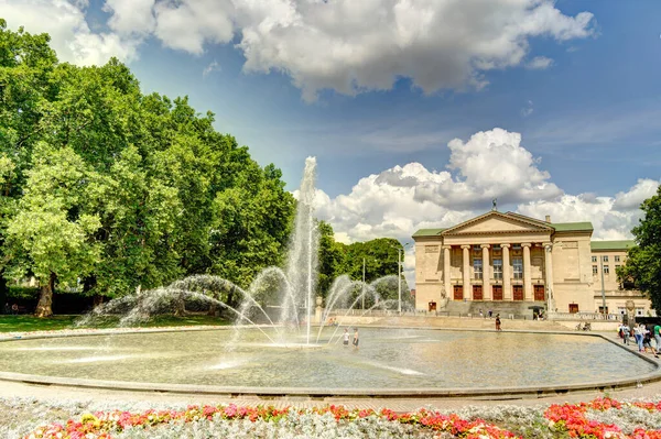 Poznan Poland August 2021 Historical Center Sunny Weather — Stockfoto