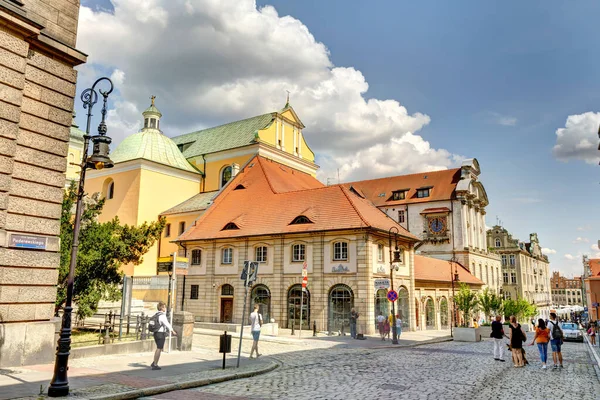 Poznan Poland August 2021 Historical Center Sunny Weather — Fotografia de Stock