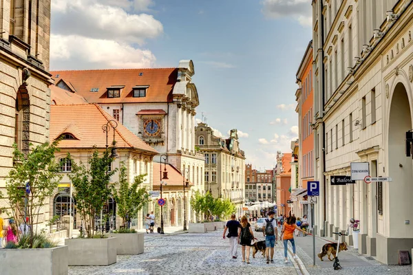 Poznan Poland August 2021 Historical Center Sunny Weather — Stockfoto