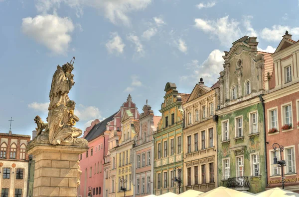 Poznan Poland August 2021 Historical Center Sunny Weather — Photo