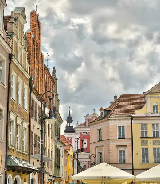 Poznan Poland August 2021 Historical Center Sunny Weather — Stock Photo, Image