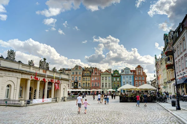Poznan Poland August 2021 Historical Center Sunny Weather — Photo