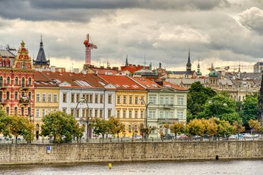 Prague, Czech Republic - September 2021: Historical center view, HDR Image