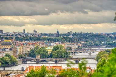 Prague, Czech Republic - September 2021: Historical center view, HDR Image