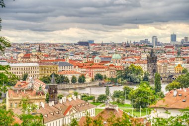 Prague, Czech Republic - September 2021: Historical center view, HDR Image