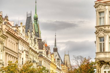 Prague, Czech Republic - September 2021: Historical center view, HDR Image