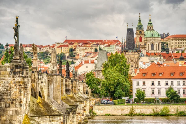 Prague Czech Republic September 2021 Historical Center View Hdr Image — ストック写真