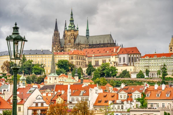 Prague Czech Republic September 2021 Historical Center View Hdr Image — Stock Fotó