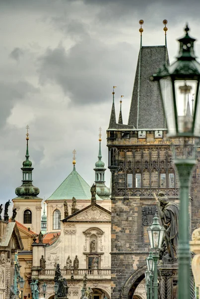 Prague Czech Republic September 2021 Historical Center View Hdr Image — Stock fotografie