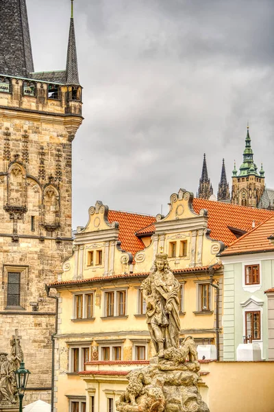 Prague Czech Republic September 2021 Historical Center View Hdr Image — Stock Photo, Image
