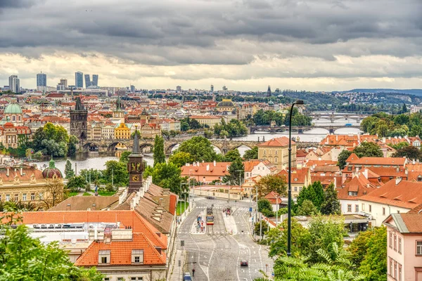 Prague Czech Republic September 2021 Historical Center View Hdr Image — Stockfoto