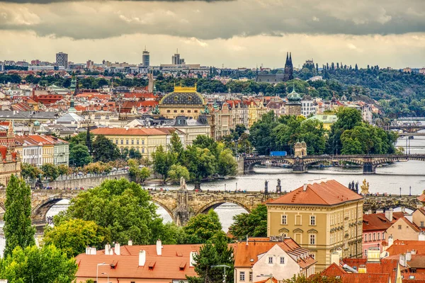 Prague Czech Republic September 2021 Historical Center View Hdr Image — ストック写真
