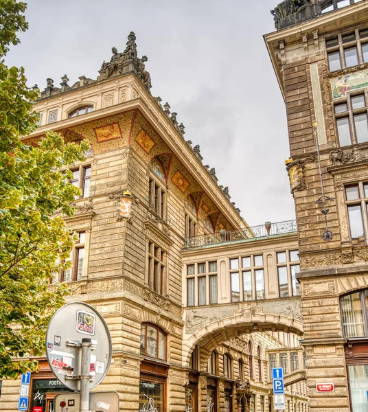 Prague Czech Republic September 2021 Historical Center View Hdr Image — Photo