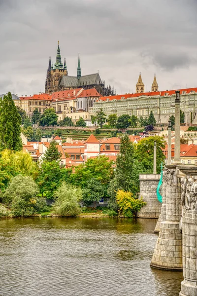 Prague Czech Republic September 2021 Historical Center View Hdr Image — ストック写真