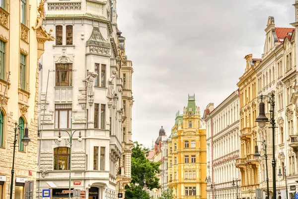 Prague Czech Republic September 2021 Historical Center View Hdr Image — 图库照片