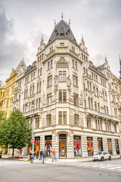 Prague Czech Republic September 2021 Historical Center View Hdr Image — Photo