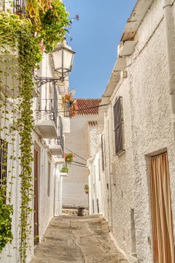 La Alpujarra, Spain - September, 2020: Picturesque village in summertime, HDR
