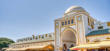 Rhodes, Greece - September 2021 : Old town in sunny weather