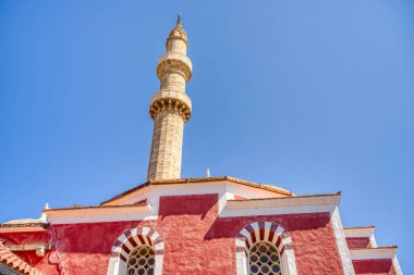 Rhodes, Greece - September 2021 : Old town in sunny weather
