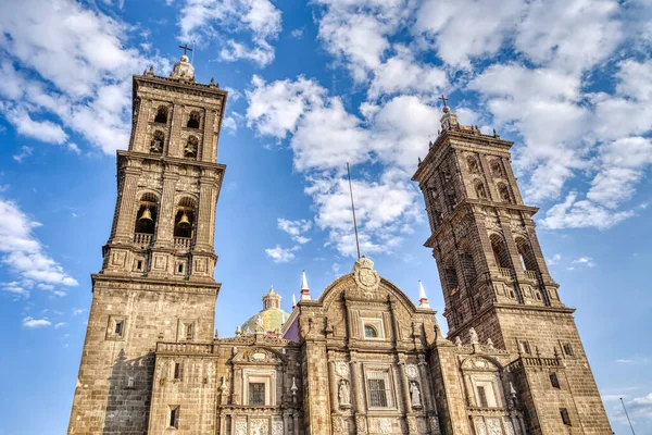 Puebla Mexico January 2022 Historical Center Sunny Weather — Fotografia de Stock