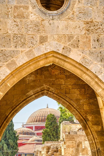 Rhodes Greece September 2021 Old Town Sunny Weather —  Fotos de Stock