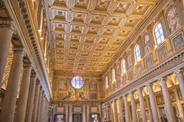 Rome, Italy - October 2021 : Santa Maria Maggiore Cathedral