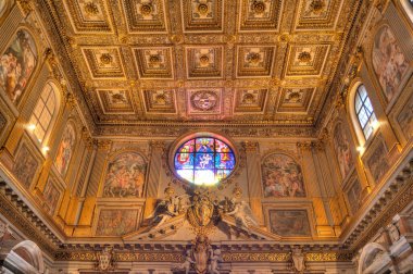 Rome, Italy - October 2021 : Santa Maria Maggiore Cathedral