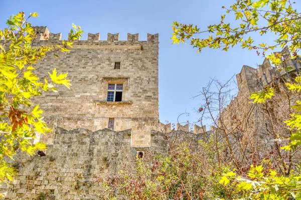 Rhodes Greece September 2021 Old Town Sunny Weather — Stockfoto